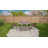 4 Pieces Rectangular Patio Wicker Dining Sets with Rectangular Table & Bench