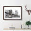 Brooklyn Bridge In New York Painting - Single Picture Frame Print on MDF-56633451-56633450