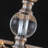 3-light Crystal Modern Semi Flush Mount