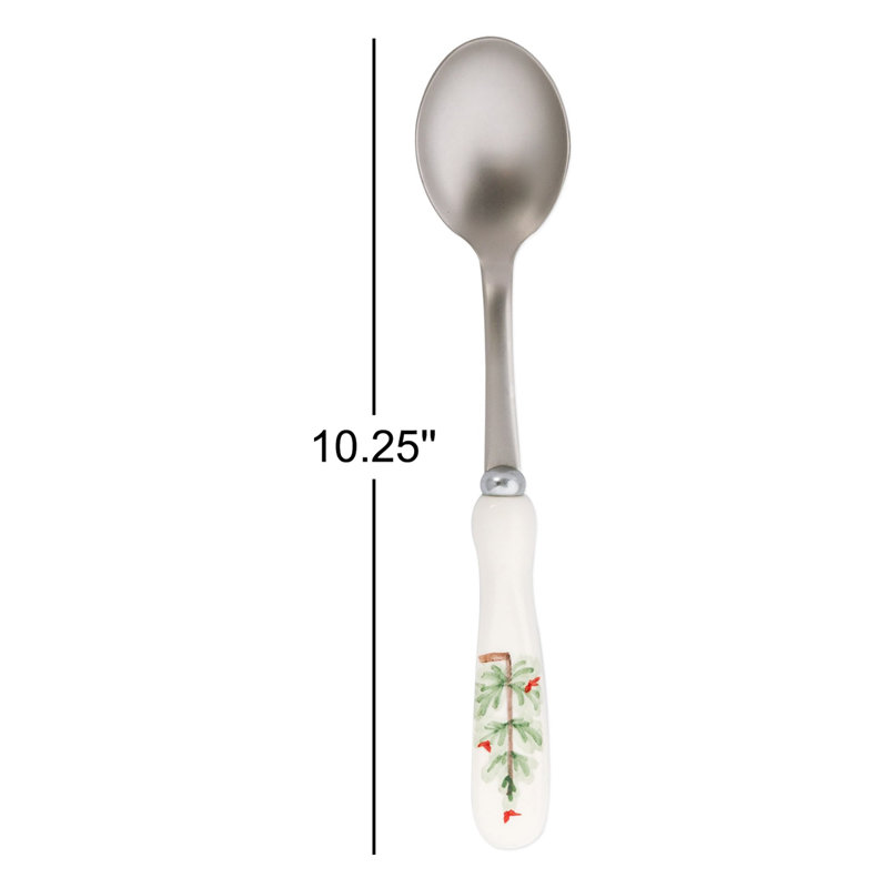 Lastra Holiday Stainless Steel Salad Servers