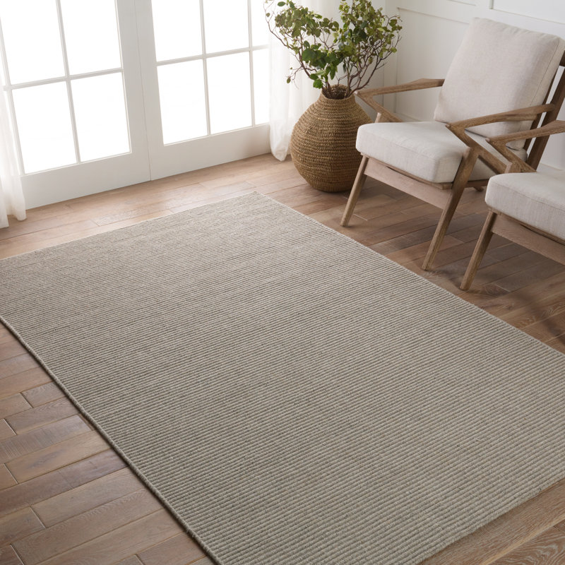 Area Rug in Gray, Rectangle 8' x 10'