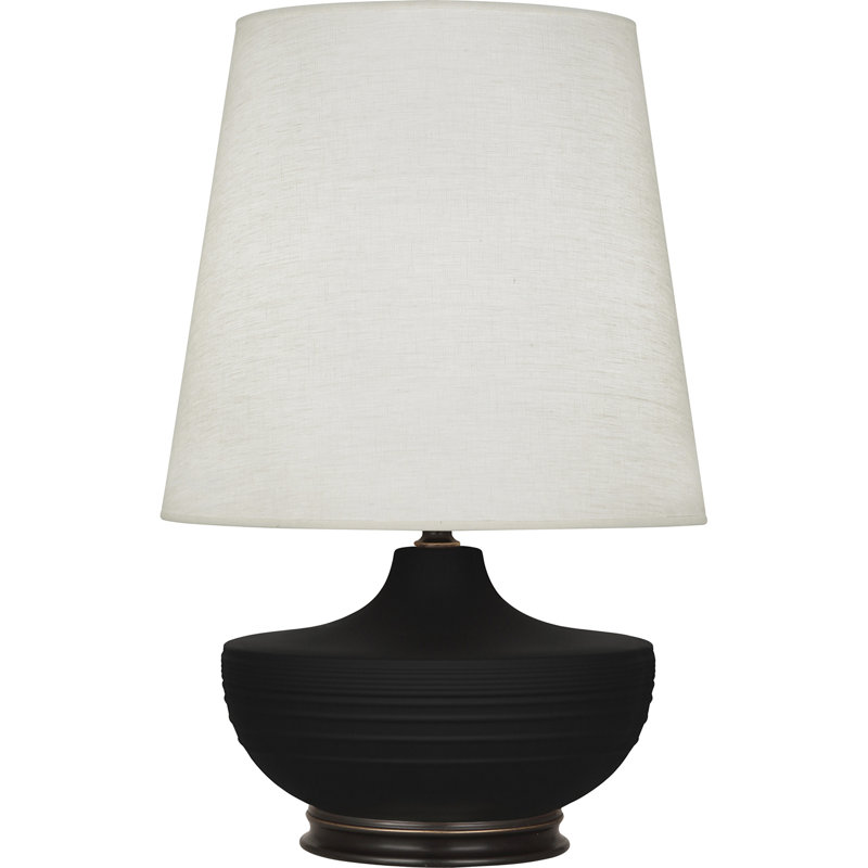 Nolan Table Lamp, Deep Patina Bronze/Matte Dark