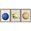 Planète du système solaire, reproduction d'art encadrée - Neptune, Saturne et Jupiter, ensemble d'art mural éducatif sur 3, décor d'inspiration astronomique moderne pour chambre d'enfant ou bureau-119067777-119067776