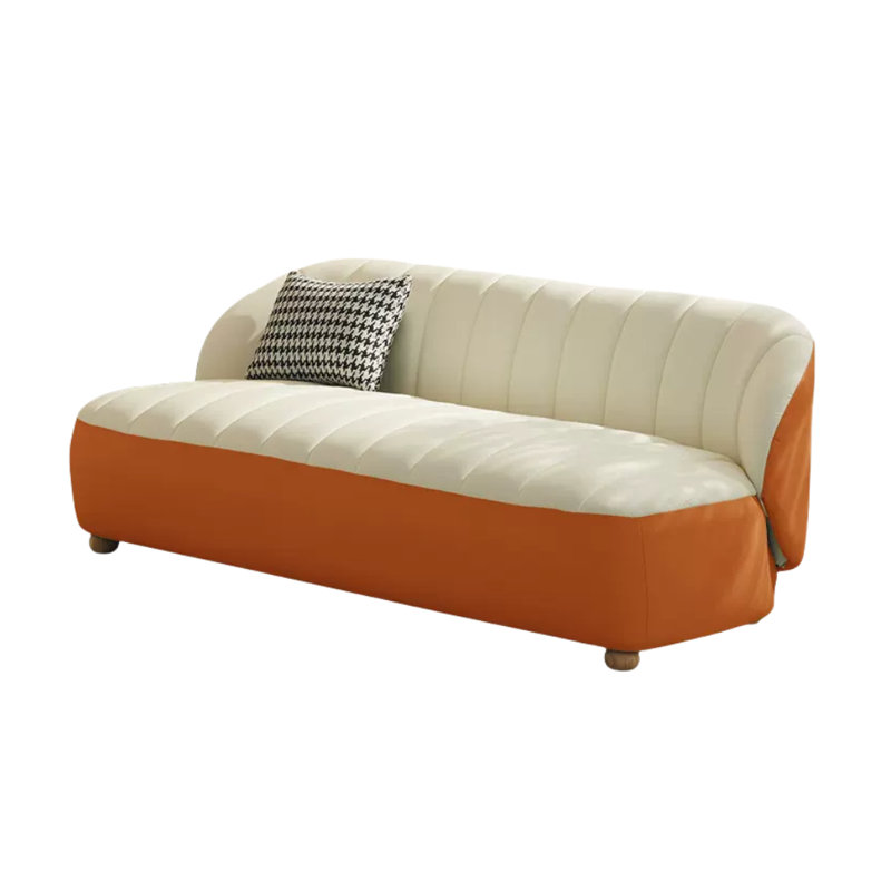 Terise, Orange / blanc cassé
