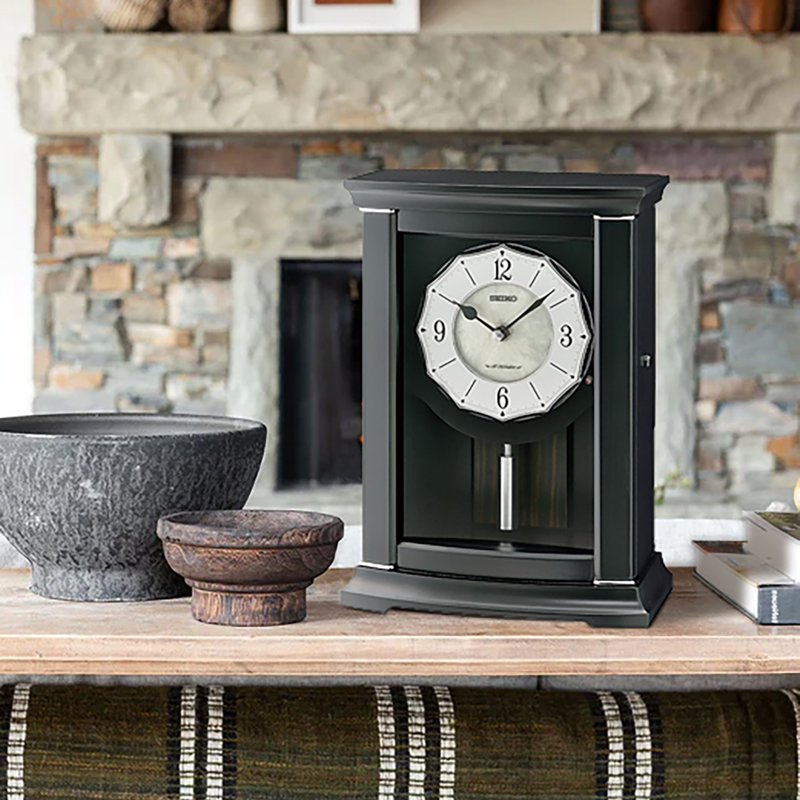 QXW250KLH Mantel Clock, Black