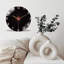 Horloge murale silencieuse en verre trempé de 30 cm, « Galaxie étoilée », sans tic-tac, fonctionne avec des piles (piles AA non comprises), décoration artistique pour la maison