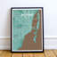 «Miami City Map», reproduction d'impression sur affiche-31736702