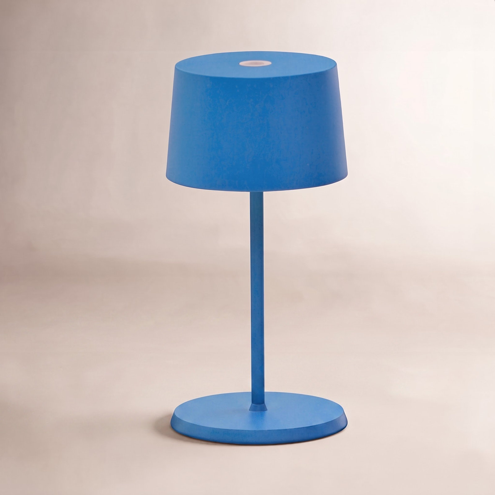 Olivia Table Lamp, Capri Blue