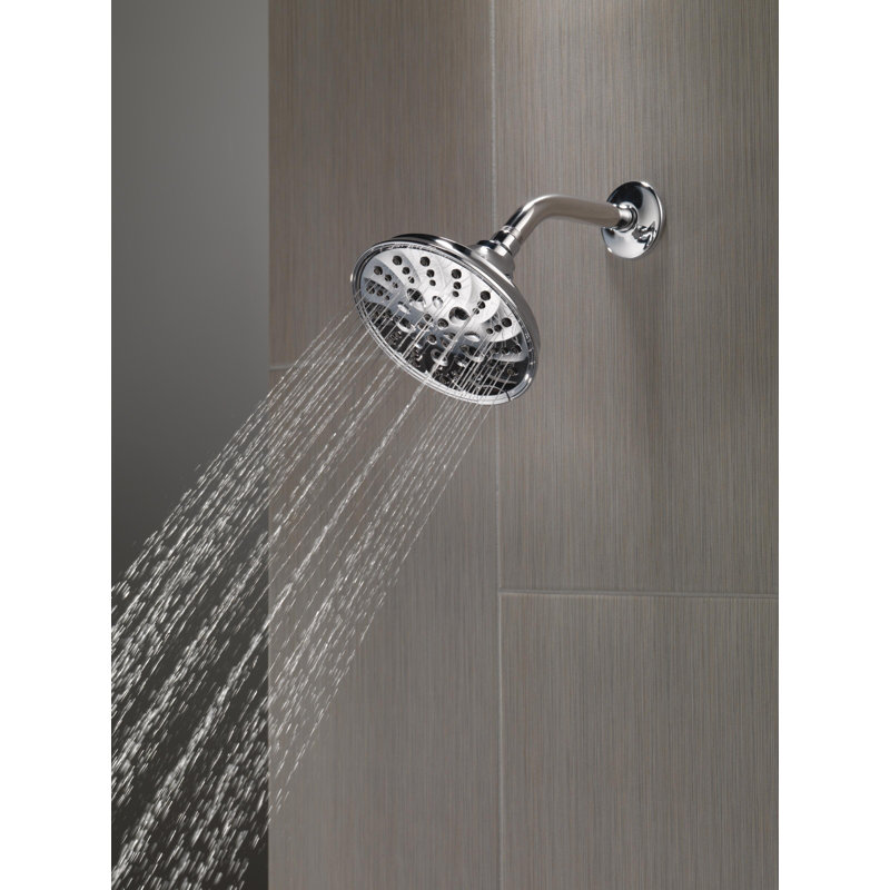 Rain Dual Shower Head with H2Okinetic Technology, Chrome