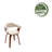 Alamgir Fabric Upholstered Swivel Arm Chair-180751020