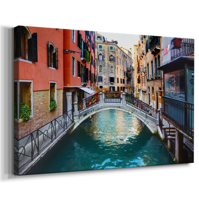 Venice Canal -Gallery Wrapped Cavas