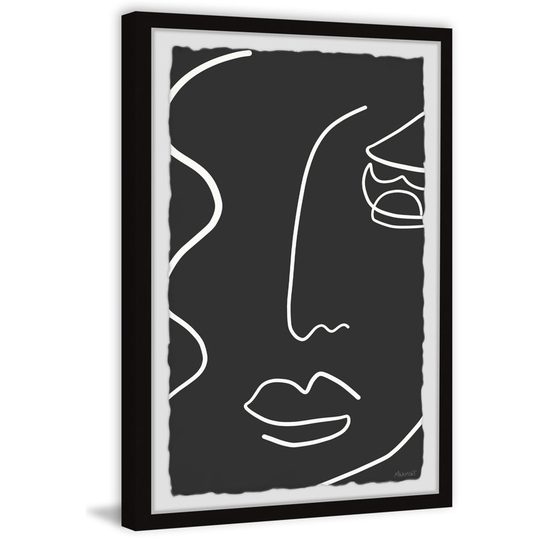 «Chances», reproduction encadrée, H 12 po x l 8 po x P 1,5 po