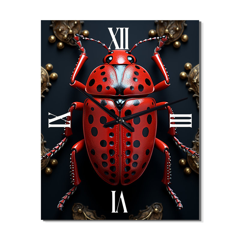 Insectes insectes insectes microcosmiques I - très grandes horloges murales, H 40 po x l 30 po x P 1 po