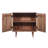 Lowndes Warm Brown Two Door Cabinet