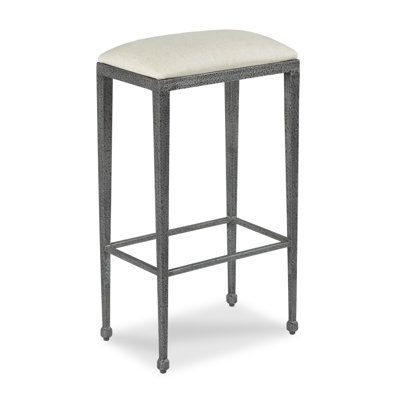 Helena Upholstered Stool with Metal Frame
