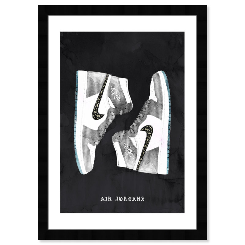 Classic Sneakers II - cadre photo, Cadre noir