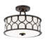 Plafonnier 2 lumières Meridian-1849204797