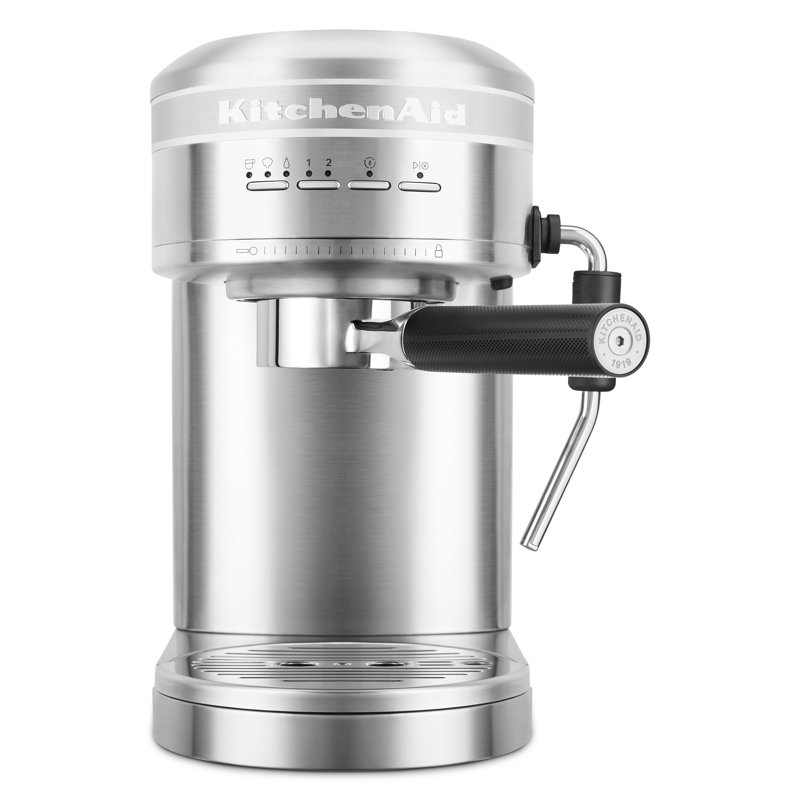 KitchenAid® Metal Semi-Automatic Espresso Machine, Brushed Stainless Steel