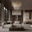 Modern10-Light Chrome Crystal Chandelier With Tree Branch Design-43229153-43229157