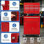 Coffre à outils robuste à 5 tiroirs, armoire à roulettes pour boîte à outils sur roulettes, organisateur de rangement d'outils en métal amovible 2-en-1 pour garage et atelier, chariot à outils verrouillable en acier avec boîte à outils supérieure portable, rouge-129456906