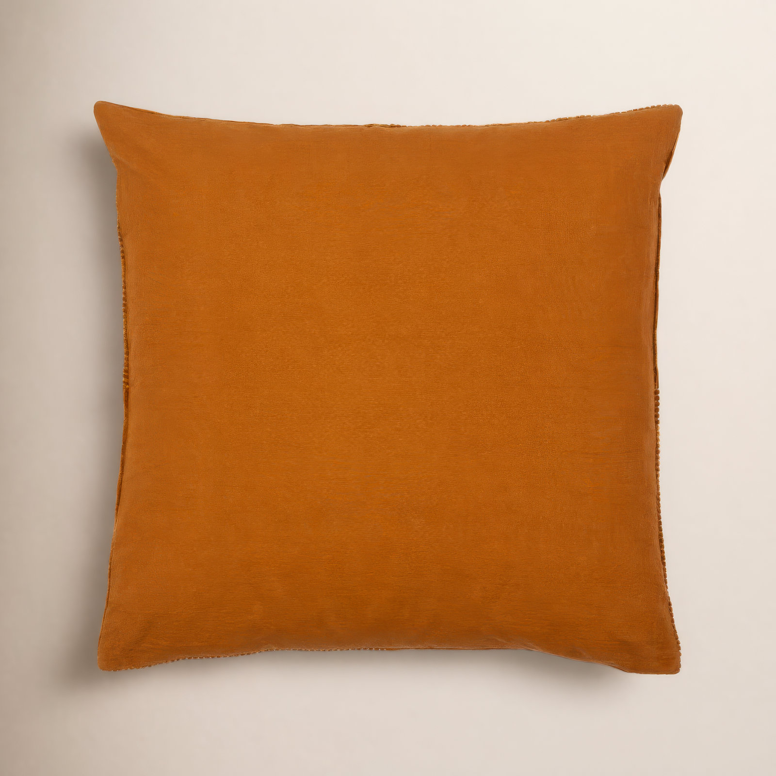 Selma Cotton Throw Pillow, 18" x 18", Brick Red