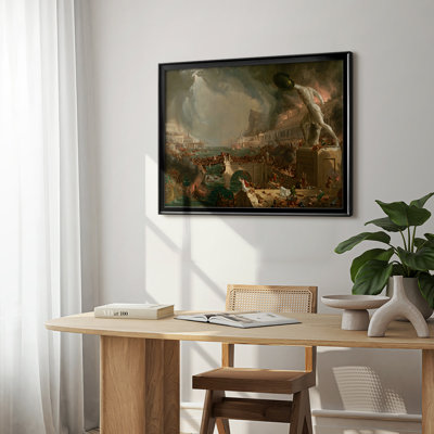 The Course of Empire: Destruction-Thomas Cole-Framed Gallery Wrapped Canvas-1836