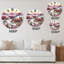 Winter Winter In The Village - Horloge murale Country-302358537