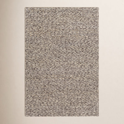 Hero Charcoal Ivory Hand-Woven Flatweave Rug