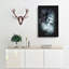 Smoke Surrounding the Buddha - Wrapped Canvas-56638346