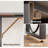 63" Office Desk Lager Computer Desk with Headphone Hooks and Metal Frame for Home Office-114218255
