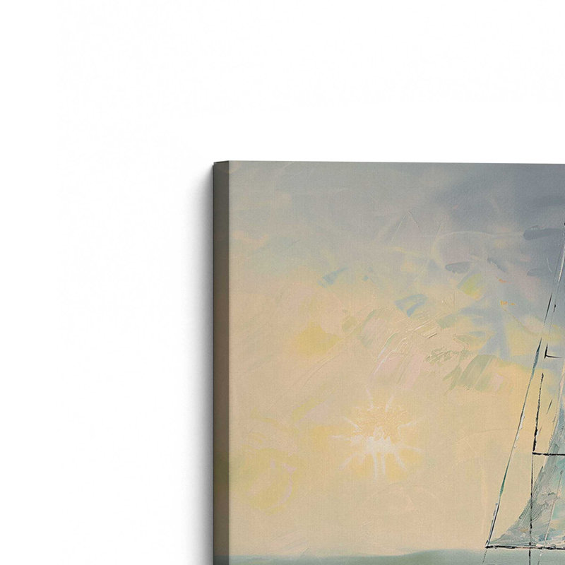Impression sur toile 36 "x 24" Harbor Glow v1, Toile tendue, H 18 po x l 12 po x P 1,25 po