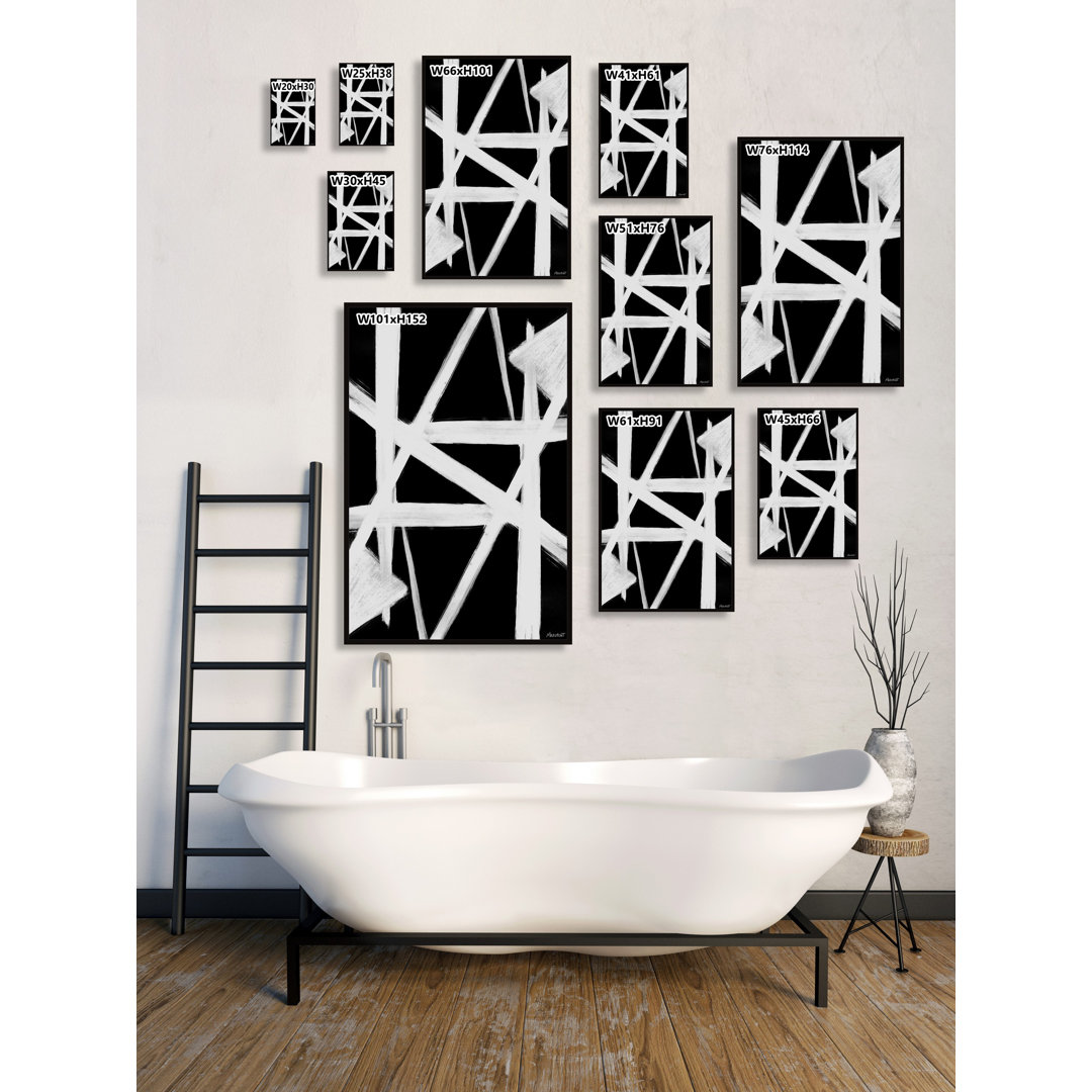 "Reality" Floater Framed Painting Print On Canvas