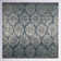 Christa Damask Navy Blue/Silver Area Rug