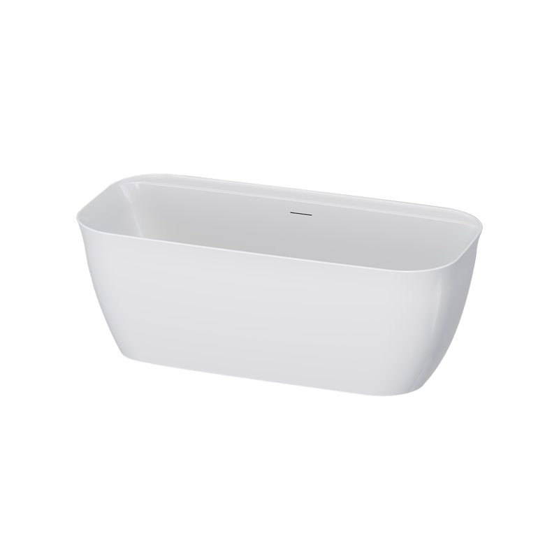 Panya 63'' x 31.5'' Soaking Acrylic Bathtub, White