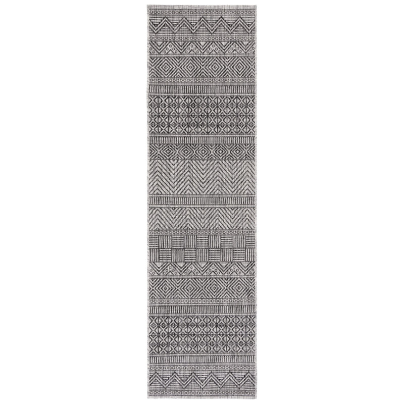 Jacian Performance Geometric Indoor/Outdoor Area Rug, Runner 2'3" x 20'