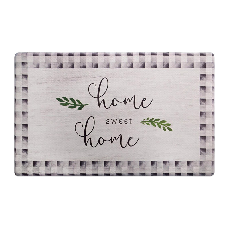 Polyester Anti-Fatigue Non-Skid Kitchen Mat, Rectangle 1'8" x 3'