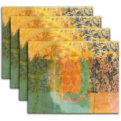 Napperon abstrait en polyester