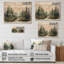 Tranquil Forest Oasis III sur bois-16353564