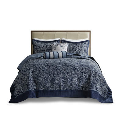 Reversible Cotton Queen Bedding Sets, Jacquard Classic Home Style