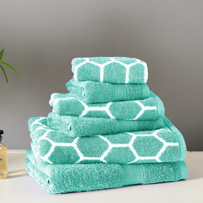 Ensemble de serviettes 6 pièces 100% coton