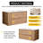 Wall-Mounted Bathroom Vanity-200202355