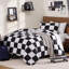 Ensemble d'édredon à carreaux rose Andency double (79 x 90 pouces), ensembles de literie à carreaux Gingham Buffalo-124609686-133330494
