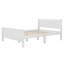 Structure de lit double pleine grandeur avec tête de lit, lit en bois avec support à lattes et rangement sous le lit-1587121165