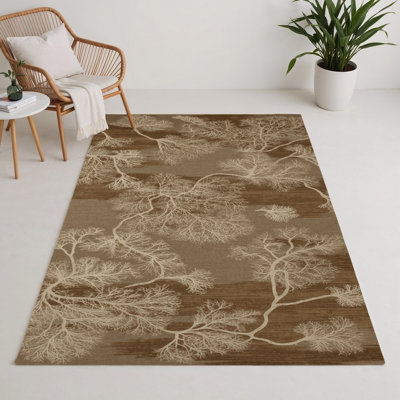 Tapis beige d'intérieur et d'extérieur Nature