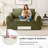 Boneless Cloud Compression Convertible Floor Sofa Bed, High-Density Sponge & Corduroy Fabric Futon Loveseat-1290771574-1288334698