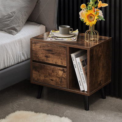 Marcotta 50cm W Bedside Table