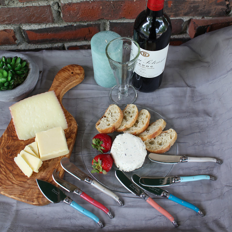 Laguiole 7 - Piece Stainless Steel Cheese Serving Set