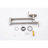 Wall Mount Pot Filler Faucet In Brushed Nickel - Folding Feature, 360 Rotation, Quality Brass, Double Handles For Controlled Water Discharge, Corrosion Surface Coating Style, Rotatable, Seamless Flow-1175847074