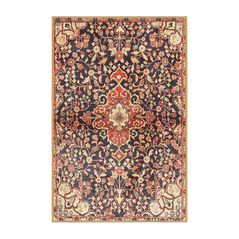 Tapis beige/gris contemporain, Rectangle 5 pi x 7 pi