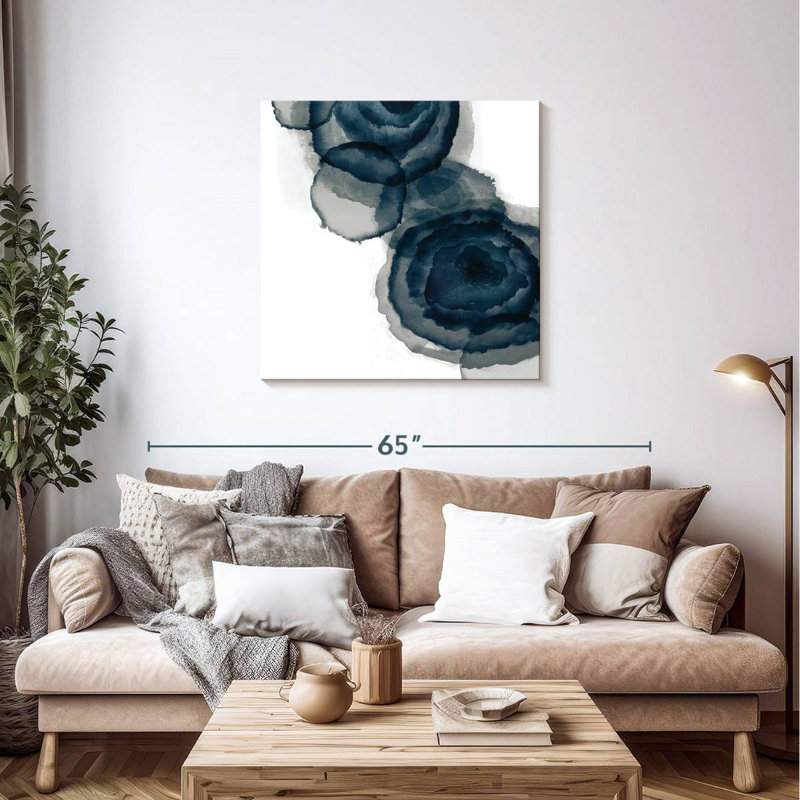 Blotted Ink I, 36" H x 36" W